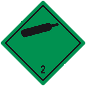 Gefahrgutetiketten Klasse 2, Unterklasse 2.2 - Zum Sortiment 