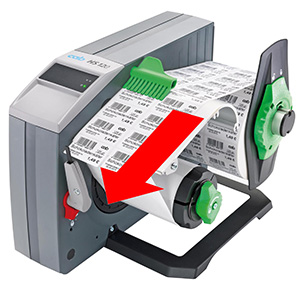 cab Etikettenspender HS 120, Spenderichtung horizontal - Zum Sortiment 
