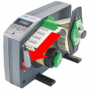 cab Etikettenspender HS 60+, Spenderichtung horizontal - Zum Sortiment 