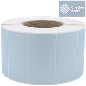 Checkerboard Sicherheitsetiketten, silber, matt, permanent, 76,2 mm Rollenkern - Zum Sortiment 