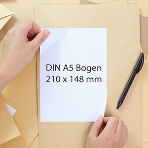 DIN A5 Etiketten - Zum Sortiment 