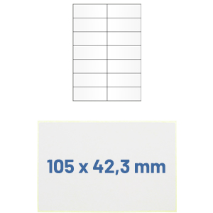 Etiketten 105 x 42 mm - Zum Sortiment 