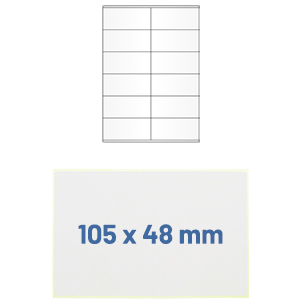 Etiketten 105 x 48 mm - Zum Sortiment 