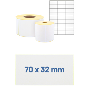 Etiketten 70 x 32 mm - Zum Sortiment 