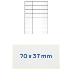 Etiketten 70 x 37 mm - Zum Sortiment 