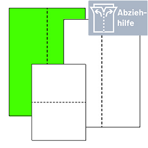 Etiketten auf Bogen mit Abziehhilfe - Zum Sortiment 