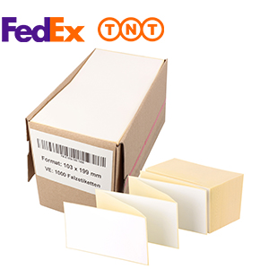 FedEx / TNT Leporello Etiketten - Zum Sortiment 