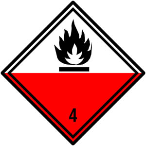 Gefahrgutetiketten Klasse 4.2 - Zum Sortiment 