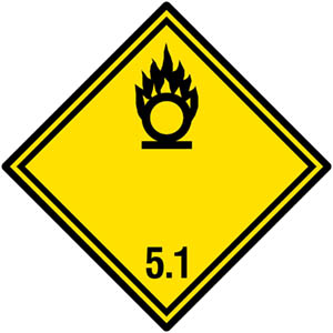Gefahrgutetiketten Klasse 5.1 - Zum Sortiment 