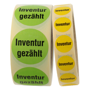  Inventuretiketten - Zum Sortiment 