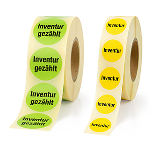  Inventuretiketten - Zum Sortiment 