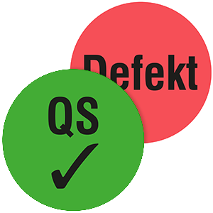 Klebepunkte zur Qualitätssicherung - Zum Sortiment 