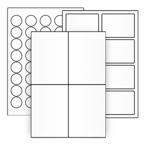 Weiße Papier-Etiketten - Zum Sortiment 