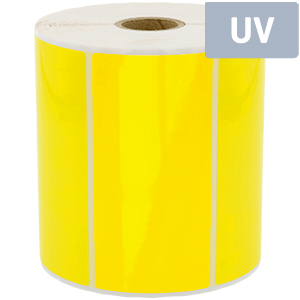 Polyester gelb, glänzend, permanent klebend - Zum Sortiment 