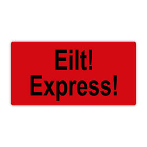 Express! Eilt!  - Zum Sortiment 