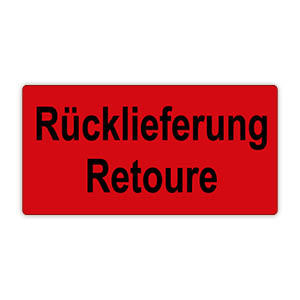 Retoure - Zum Sortiment 