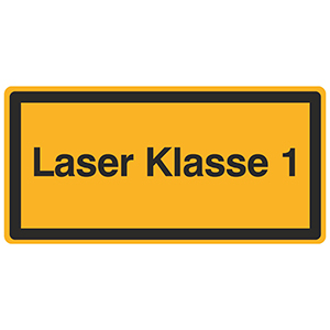 Laserwarnzeichen - Zum Sortiment 