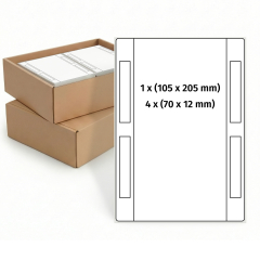 Versandetiketten, 105 x 205 mm, 2 Packungen - Zum Produkt