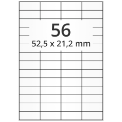 Papier Etiketten, 52,5 x 21,2 mm - Zum Produkt