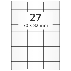 Papier Etiketten, 70 x 32 mm - Zum Produkt
