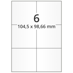 Papier Etiketten, 104,5 x 98,66 mm - Zum Produkt
