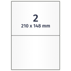 Polyester Etiketten, transparent, 210 x 148 mm - Zum Produkt