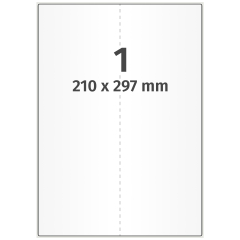 High Gloss Inkjet Etiketten, 210 x 297 mm - Zum Produkt