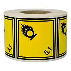 Gefahrgutetiketten, Polyethylen, 100 x 100 mm - Zum Produkt