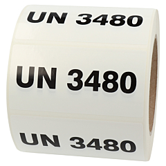 UN-Etiketten, UN 3480, Polyethylen, 100 x 50 mm - Zum Produkt