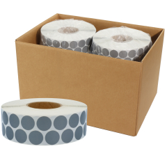 Gewebeetiketten (Nylon), Ø 30 mm, 10 Rollen im Karton - Zum Produkt