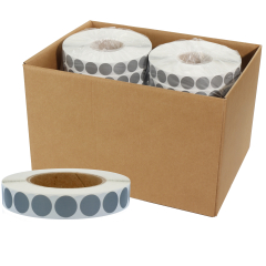 Gewebeetiketten (Nylon), Ø 30 mm, 10 Rollen im Karton - Zum Produkt