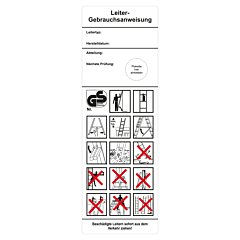 Grundplakette Betriebsmittelprüfung, 50 x 150 mm - Zum Produkt