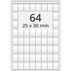 Kabeletiketten, Polyester, 25 x 30 mm - Zum Produkt