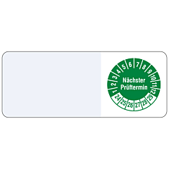 Kabelprüfplakette, 2024-2029, PVC/Vinyl, 20 x 50 mm - Zum Produkt