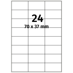 Papieretiketten, 70 x 37 mm - Zum Produkt
