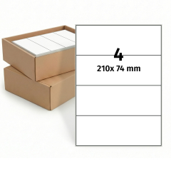 Papier Etiketten, 210 x 74 mm, 2 Packungen - Zum Produkt