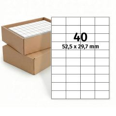 Papier Etiketten, 52,5 x 29,7 mm, 2 Packungen - Zum Produkt