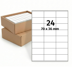 Papier Etiketten, 70 x 36 mm, 2 Packungen - Zum Produkt