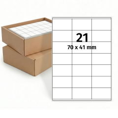 Papier Etiketten, 70 x 41 mm, 2 Packungen - Zum Produkt