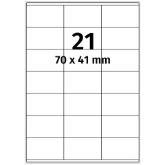 Papier Etiketten, 70 x 41 mm - Zum Produkt