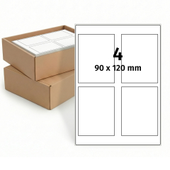 Papier Etiketten, 90 x 120 mm, 2 Packungen - Zum Produkt
