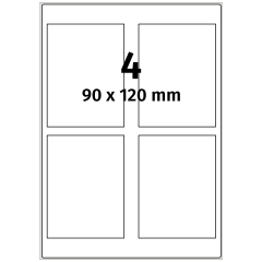 Papier Etiketten, 90 x 120 mm - Zum Produkt