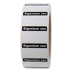 QS-Etiketten, Polyethylen, 38 x 23 mm - Zum Produkt