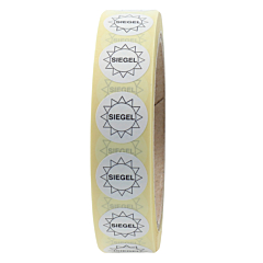 Siegeletiketten, Papier, Ø 20 mm - Zum Produkt