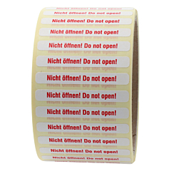 Siegeletiketten, Papier, 50,8 x 6,35 mm - Zum Produkt