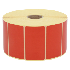 Thermo-Eco-Etiketten, rot, permanent, 57,15 x 31,75 mm - Zum Produkt