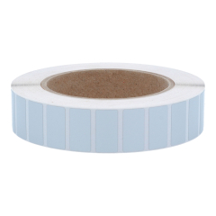 Polyester Etiketten, silber, permanent klebend, 25,4 x 12,7 mm - Zum Produkt