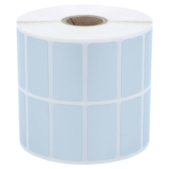 Polyester Etiketten, silber, permanent klebend, 38 x 19 mm - Zum Produkt