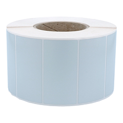Polyester Etiketten, silber, permanent klebend, 101,6 x 76,2 mm - Zum Produkt