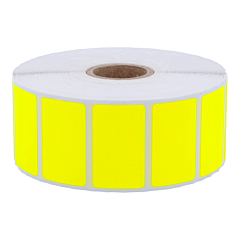Neon Etiketten, Papier, leuchtgelb, 38 x 23 mm - Zum Produkt